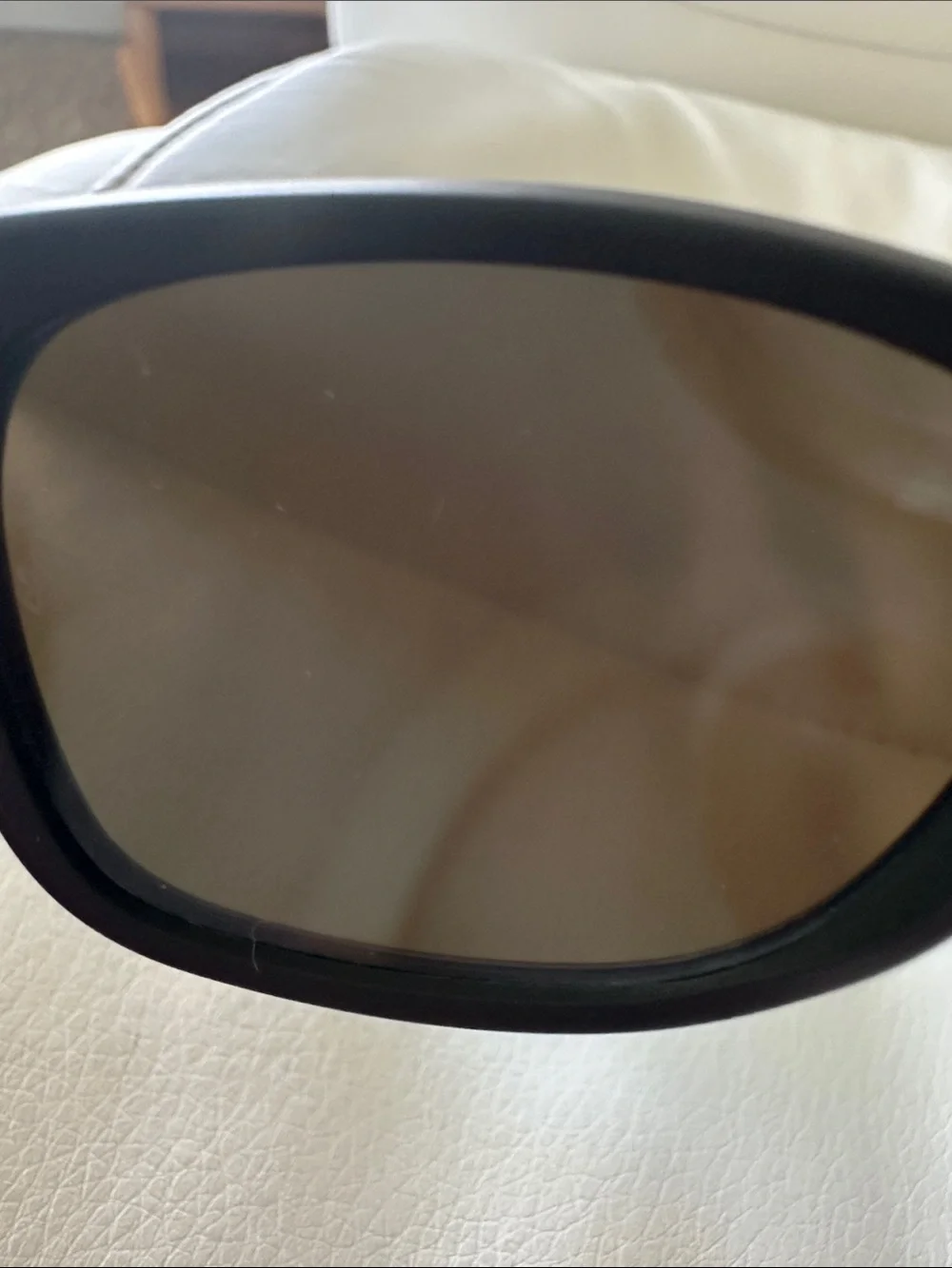 Ray-Ban kids polarized glasses. Black Frame Sunglasses with Blue Mirrored Lenses